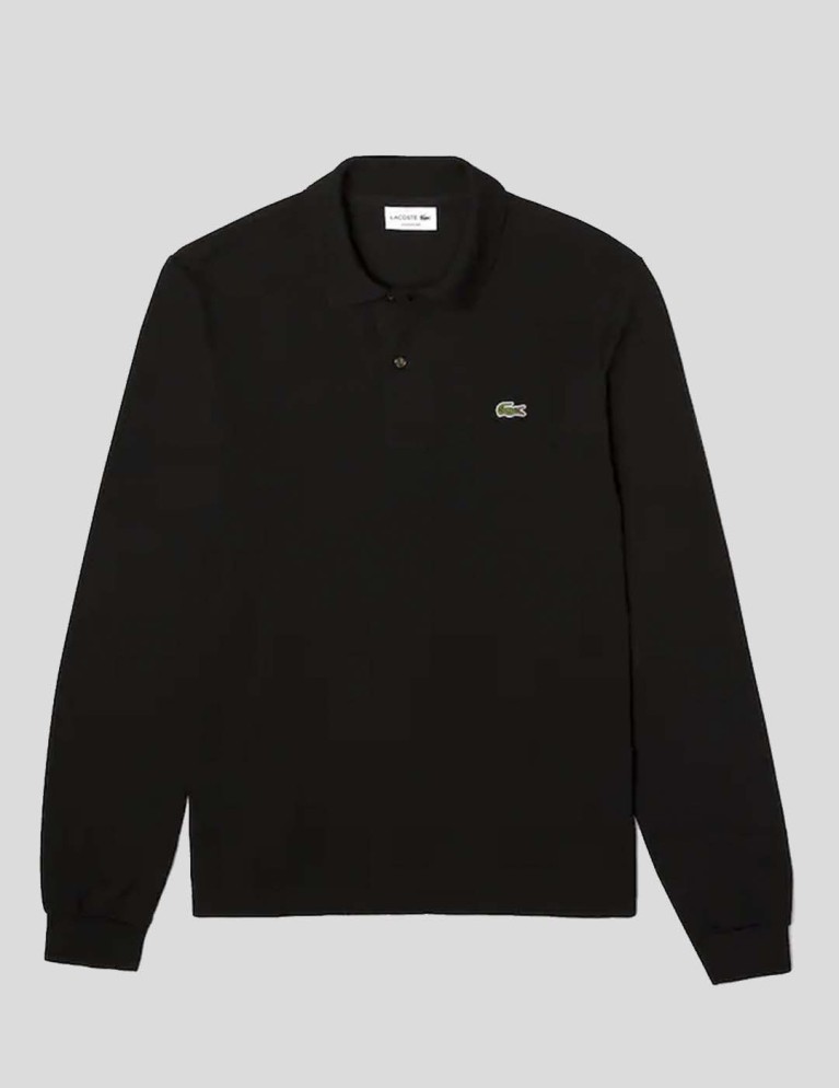 T-shirt LACOSTE manga longa classic fit black